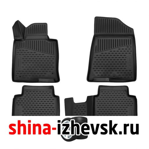 Коврик Autofamily коврики 3D в салон для HYUNDAI Sonata 2017, 09/2017- , сед., 4 шт. ) в Ижевске